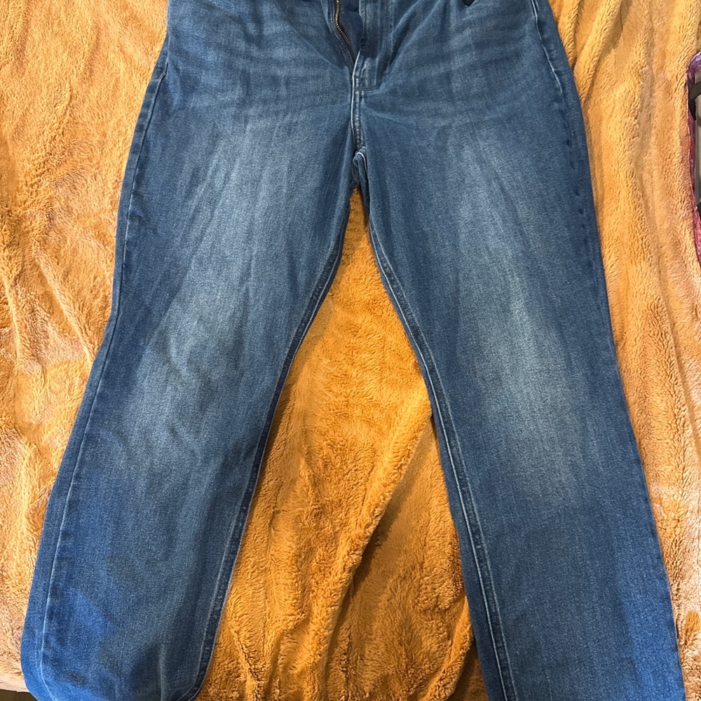 Old Navy Women's Straight Leg Jeans - Deep Blue